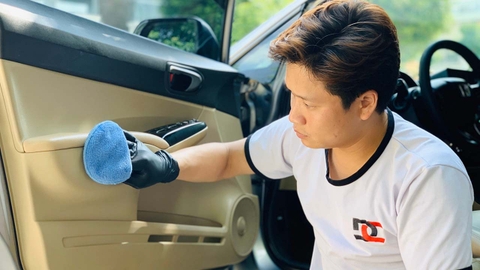 QUY TRÌNH DỌN NỘI THẤT Ô TÔ