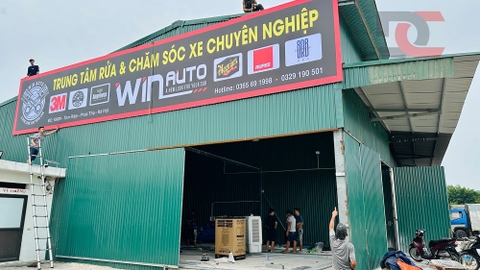 Trung tâm rửa và chăm sóc xe chuyên nghiệp Win Auto - Phúc Thọ, Hà Nội