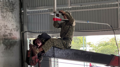 [Lắp đặt] Hàn bản mã, lắp đặt tay quay rửa xe 360 độ như thế nào?