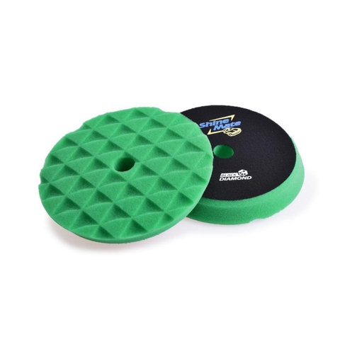 Phớt mút kim cương 5inch bước 1 - Xanh