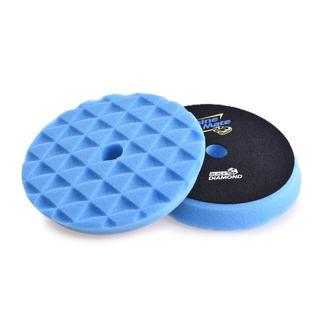 Phớt mút kim cương 5inch bước 2 - Xanh