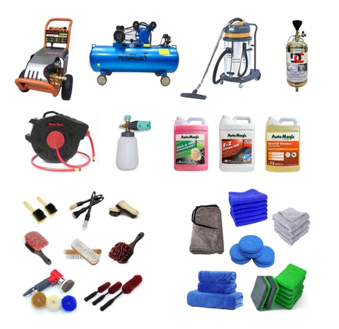 Combo Trạm rửa xe cơ bản điện 1 pha