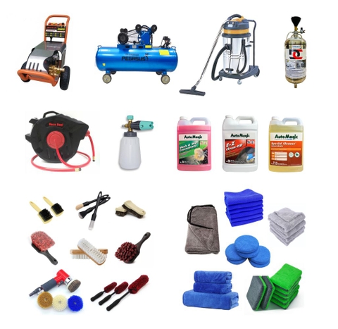 Combo Trạm rửa xe cơ bản điện 3 pha