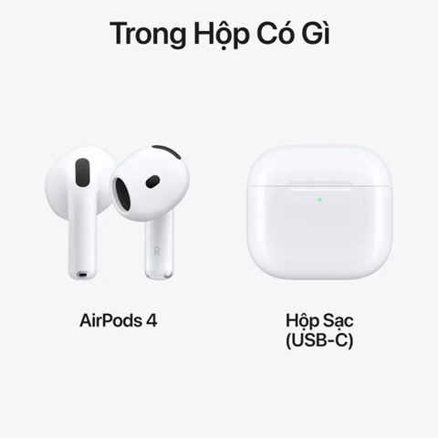 AirPods 4 - Bản tiêu chuẩn MXP63 - Hàng chính hãng