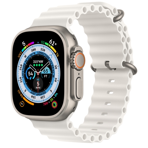 Apple Watch Ultra 99% 49mm Titanium Case với dây Ocean Band