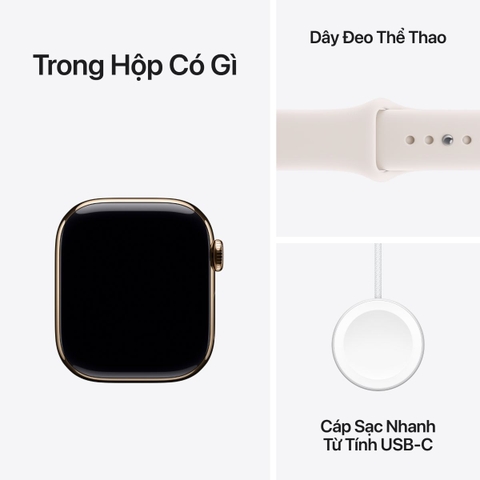 Apple Watch Series 11 GPS + Cellular viền Titanium dây thể thao
