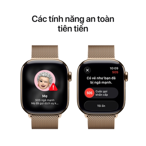 Apple Watch Series 11 Titan (GPS + Cellular) 46mm Milanese Loop