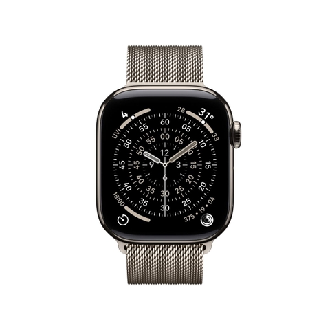 Apple Watch Series 11 Titan (GPS + Cellular) 46mm Milanese Loop