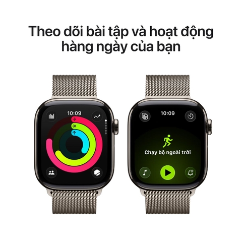 Apple Watch Series 11 Titan (GPS + Cellular) 46mm Milanese Loop