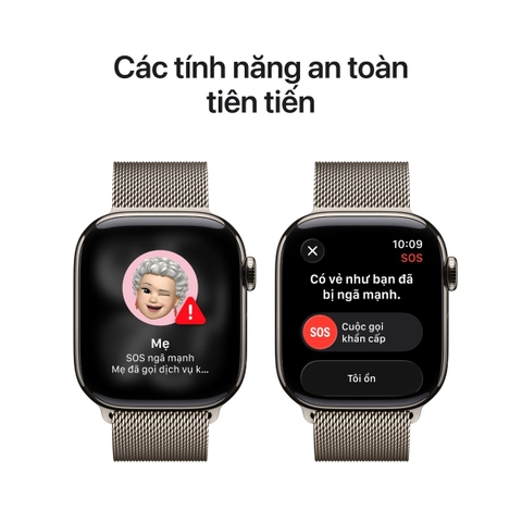 Apple Watch Series 11 Titan (GPS + Cellular) 46mm Milanese Loop