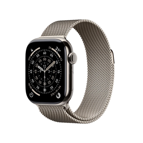 Apple Watch Series 11 Titan (GPS + Cellular) 46mm Milanese Loop