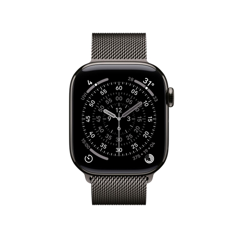 Apple Watch Series 11 Titan (GPS + Cellular) 46mm Milanese Loop