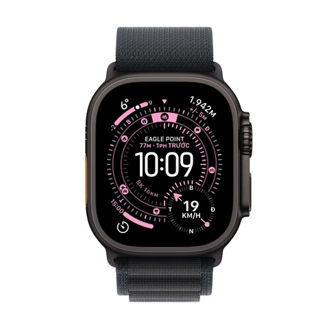 Apple Watch Ultra 3 GPS + Cellular 49mm viền Titanium dây vải Alpine Đen