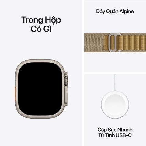 Apple Watch Ultra 2 GPS + Cellular 49mm Dây Alpine (2024)