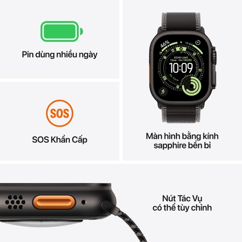 Apple Watch Ultra 3 GPS + Cellular 49mm dây Ocean Band