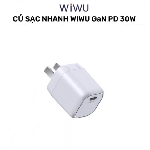 Củ sạc nhanh WIWU GAN PD 30W