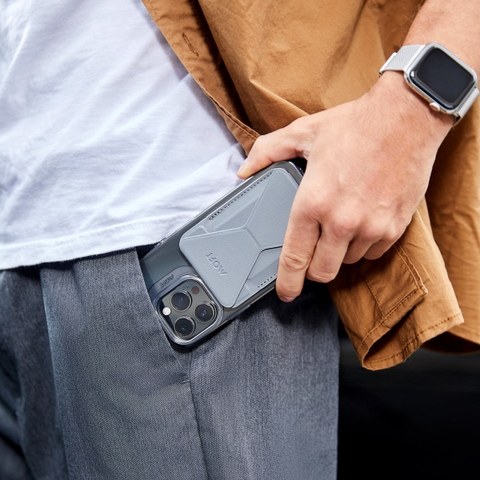 Giá đỡ kiêm ví đựng thẻ tín dụng Magseft MOFT SNAP-ON cho Smartphone