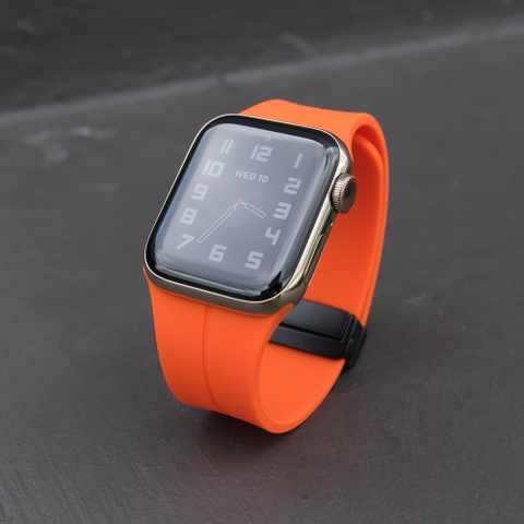 Sport Flex Apple Watch Band Khóa cài hít nam châm - Orange