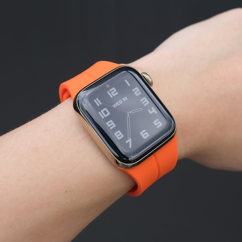 Sport Flex Apple Watch Band Khóa cài hít nam châm - Orange