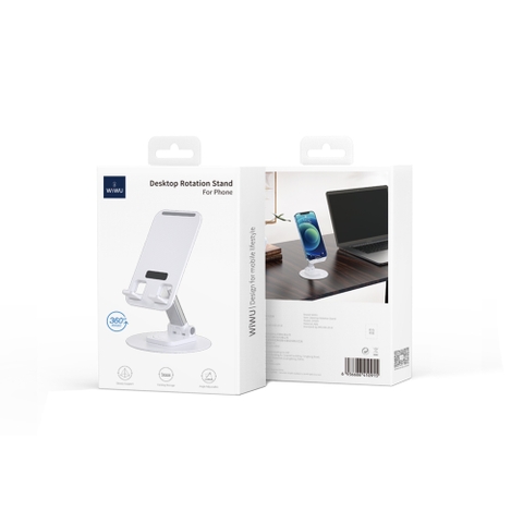 Giá đỡ điện thoại Wiwu Desktop Rotation Stand 360