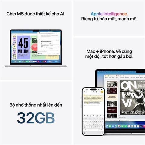 MacBook Air 13 inch M5 16GB/512GB