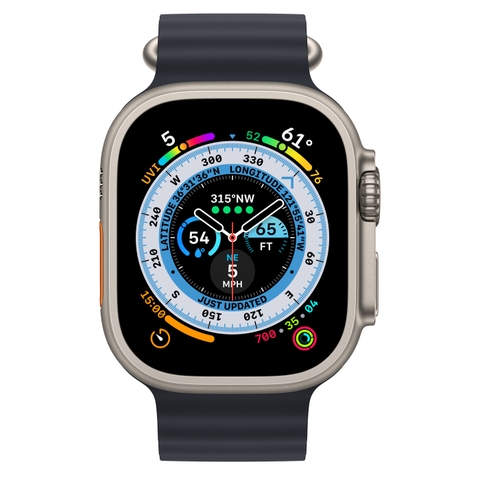 Apple Watch Ultra 99% 49mm Titanium Case với dây Ocean Band