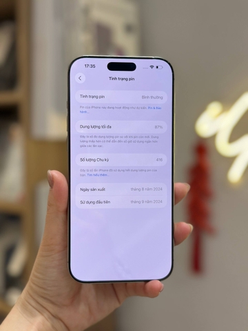 HOT DEAL - iPhone 16 ProMax 256GB Natural Titan VN/a Body 99% ( có khay sim)