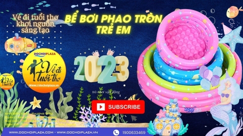 [Đồ chơi vận động] Bể bơi Phao tròn trẻ em