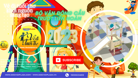 Khám phá trò chơi vận động cầu trượt liên hoàn bằng gỗ: Sự kết hợp hoàn hảo giữa thú vị và rèn luyện kỹ năng cho bé