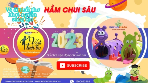 [Đồ chơi vận động] Trò chơi Hầm chui con sâu: Khám phá thế giới đầy bí ẩn