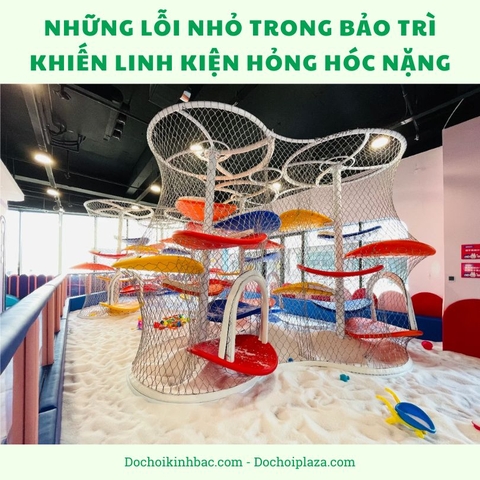 Những lỗi nhỏ trong bảo trì khiến linh kiện hỏng hóc nặng – Cảnh báo cho chủ khu vui chơi!