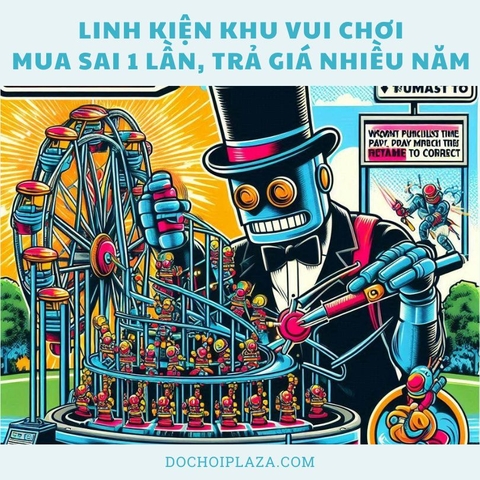 Top những sai lầm chí mạng khi chọn mua linh kiện khu vui chơi trẻ em