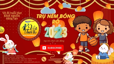 [Đồ chơi vận động] Kỷ niệm vui vẻ cùng trụ ném bóng rổ thích hợp cho trẻ em từ 5 đến 12 tuổi