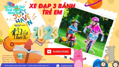 [Đồ chơi vận động] Xe đạp 3 bánh trẻ em