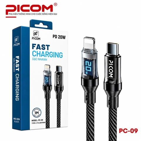 CÁP SẠC NHANH PICOM PC-09 – 20W