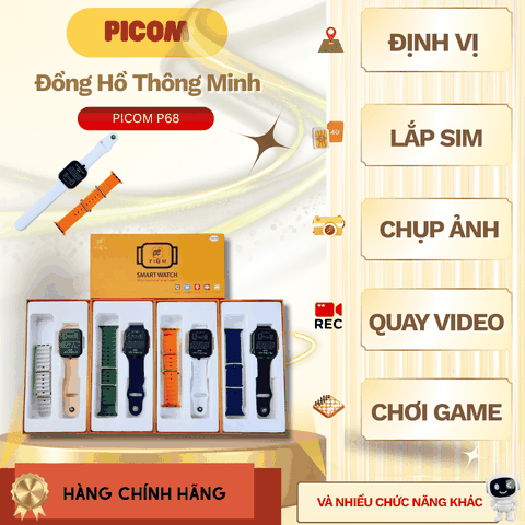 Đồng Hồ Thông Minh Picom P68