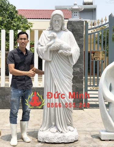 Top 11+ Mẫu Tượng Chúa Chiên Lành Bằng Đá Non Nước Đẹp Nhất Hiện Nay