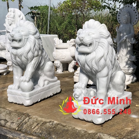 TƯỢNG SƯ TỬ ĐÁ PHONG THỦY ĐẸP NHẤT