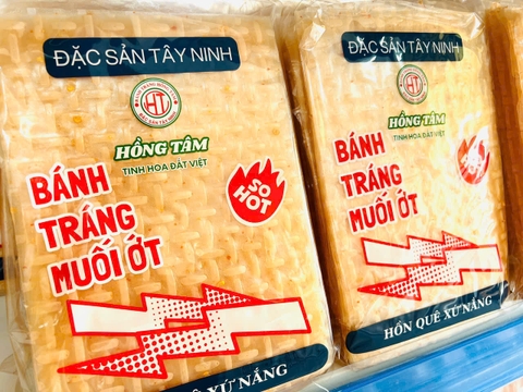 Bánh Tráng Muối Ớt Hồng Tâm