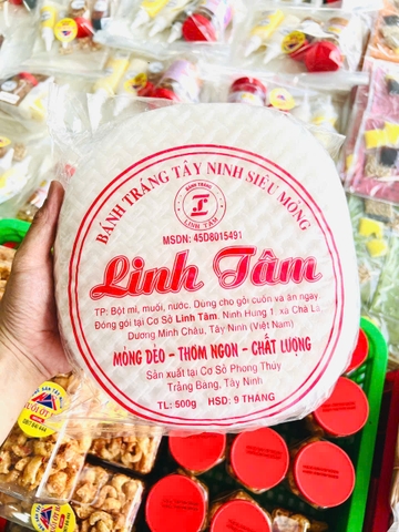 Bánh Tráng Tròn Linh Tâm 500g