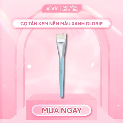 Cọ Tán Kem Nền Màu Xanh Glorie