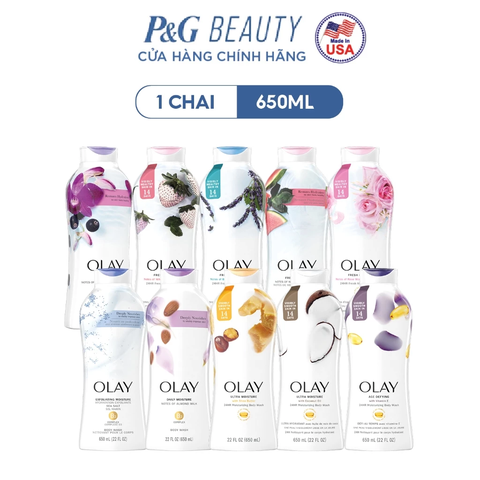 Sữa Tắm OLAY Dưỡng Da Nhiều Mùi Hương 650ML