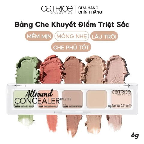 Bảng Che Khuyết Điểm CATRICE Triệt Sắc 5 Ô Allround Concealer #010