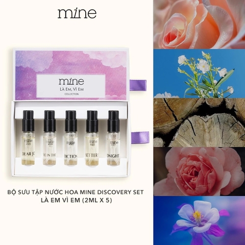 Set 5 Nước Hoa Mine Eau De Parfum 2ml*5 (Mini)
