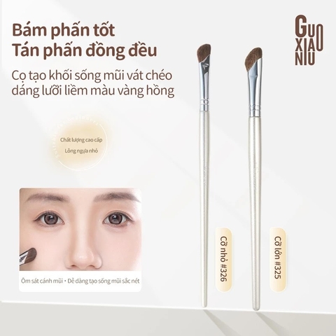 Cọ Đánh Khối GUOXIAONIU Rose Gold Angled Flat Brush