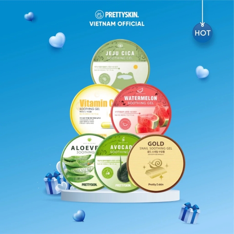 Gel Dưỡng PRETTYSKIN Đa Năng Soothing Gel 300g