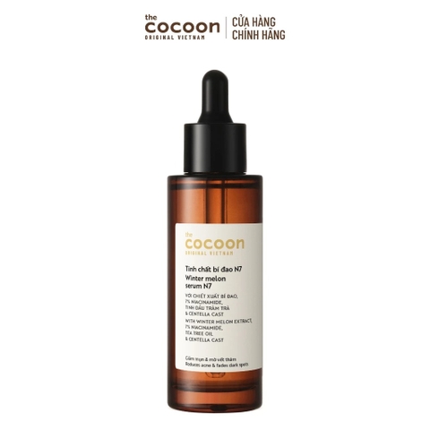 Serum Cocoon Hỗ Trợ Giảm Mụn, Làm Mờ Vết Thâm Xuất Bí Đao Winter Melon Serum N7 70ml