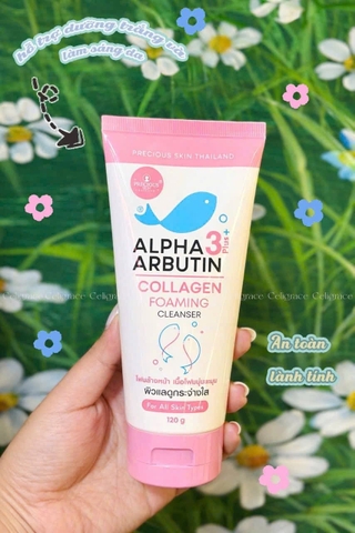 Sữa Rữa Mặt Precious Skin Alpha Arbutin 3 Plus Collagen 120ml