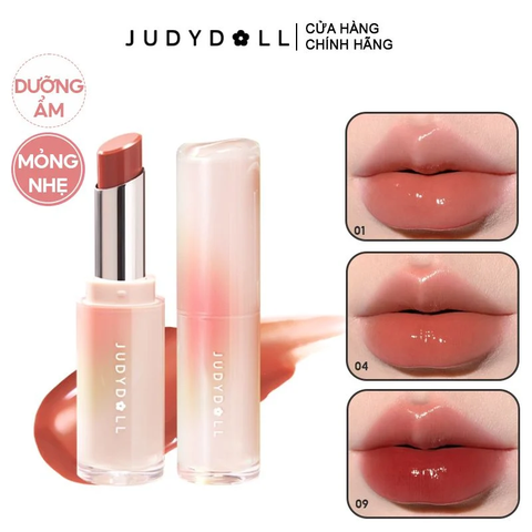 Son Dưỡng JUDYDOLL Có Màu Cấp Ẩm Làm Mềm Môi Watery Glow Lipstick 3g