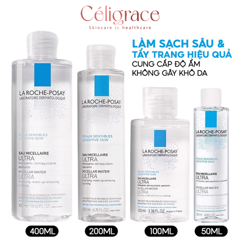 [SPECSAL24] Nước Tẩy Trang La Roche-Posay Dành Cho Da Nhạy Cảm Micellar Water Ultra Sensitive Skin